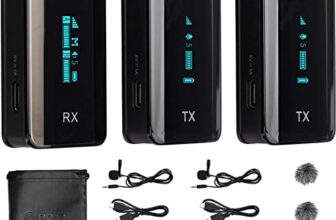 Boya By-Xm6 S2 2.4Ghz Dual Wireless Lavalier Microphone System For Youtube,Tiktok,Vlogging,Interview Live Stream Compatible With Iphone, Android, Dslr Cameras, Camcorders,