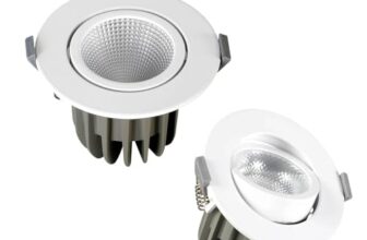 Havells Crysta Neo Swivel Cob Spotlight 30W 4K Ceiling Light Energy Efficient Beam Angle Of 36° Long Life Of 25000 Burning Hours Metal Body Cob,Aluminum Die Cast,80 Lumen Per Watt 6500K
