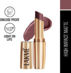 Lakmé 9To5 Powerplay Priming Matte Lipstick(Chocolate Crush, 3.6 G)