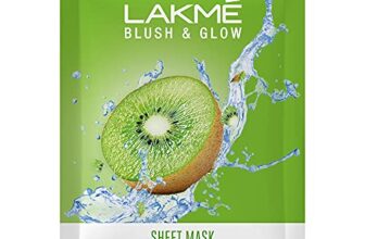 Lakme Blush & Glow Kiwi Sheet Mask, 25 Ml