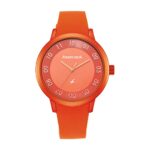 Fastrack Pop Colours Orange Dial Silicone Strap Analogue Watch For Girls-68025Ap03