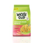 Wickedgud Whole Wheat Masala Noodles 240G (Pack Of 4) | No Maida | No Palm Oil | Source Of Protein