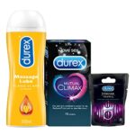 Durex Pleasure Pack(Condom,Lubricant And Vibe Ring)