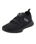 Puma Mens Flyer Runner Engineered Knit Black-Asphalt Running Shoe – 8Uk (37999303)