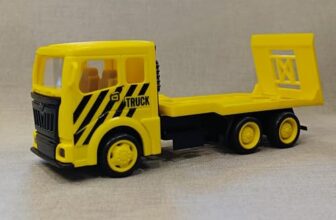 Stylbase Kids’ Vehicle Toy | Friction-Powered Wheel Truck Scale Model Mini Auto Toy Truck | Boys And Girls Ages 1-5 (Open Body)