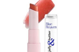 Blue Heaven Jelly & Butter Lip Balm Infused With Jojoba Oil, Shea Butter + Vitamin E, Smoothens Dry & Chapped Lips, Fades Pigmentation, Soften & Smoothes Plums Lips, Caramel Brown, 3G