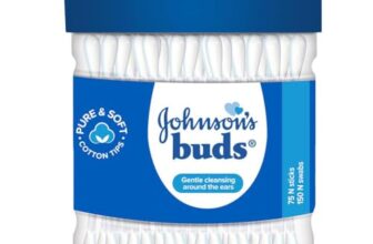 Johnson’S Johnson Buds Gentle, 150 Swabs (White, 75 Count)