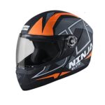 Studds Ninja Elite Super D6 Flip-Up Full Face Helmet N10 Matt Black-M