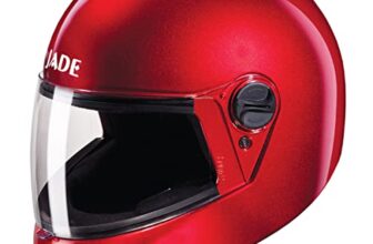 Studds Jade Full Face Eps Helmet (Cherry Red, L)