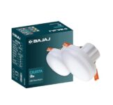 Bajaj Polycarbonate Celesta Led Deep Downlight 5W | For Smaller Spaces | Led Back-Lit Technology | Red (Pack Of 1)