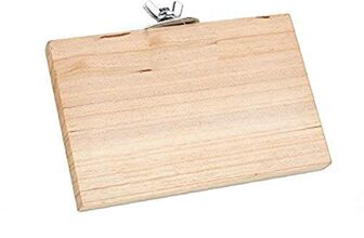 Sage Square Rectangle Natural Wood Platform 3″*4.5″ – A Perfect Perch And Playground For Your Feathered Friend, Promote Physical And Mental Well-Being, Create A Natural Habitat.