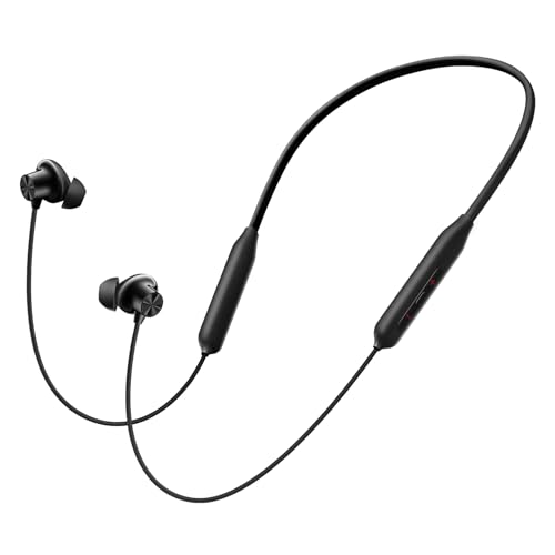 Oneplus Bullets Wireless Z3 In Ear Neckband With 12.4Mm Drivers, 3D Spatial Audio,10 Mins Charge For 27 Hrs Playback, Ai Call Noise Cancellation, 4 Eq Preset, Dynamic Bass Enhancement & Bt5.4, Black