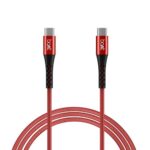 Boat Type-C C600 Tangle-Free, Sturdy Cable W/100W/5A Fast Charging Cable & 10Gbps Data Transmission,10000+ Bends Lifespan & Extended 1.5M Length,Compatible W/Xiaomi,Oneplus, Samsung, Vivo & Oppo(Red)