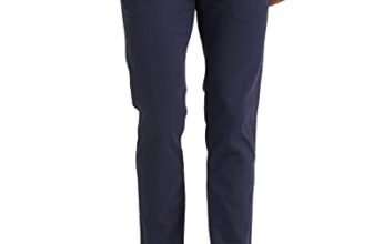 Amazon Brand – Symbol Men’S Slim Fit Cotton Stretch Casual Trouser Navy1 36