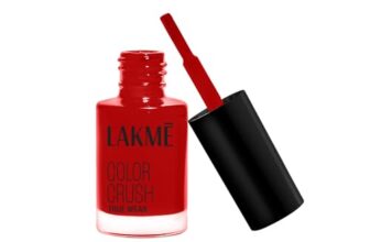 Lakme True Wear Color Crush Glossy Finish Nail Polish, Long Lasting & Vibrant Nail Paint, 404, 6Ml