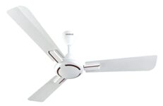 Havells 1200Mm Ambrose Es Ceiling Fan|Premium Finish, Deco. Fan, Elegant Looks, High Air Delivery, Energy Saving, 100% Pure Copper Motor|2 Year Warranty By Brand | (Pack Of 1, Pearl White Wood) 1 Star