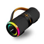 Blaupunkt Atomik Trek Boombox |100 Years German Legacy Audio I 25W True Watt Technology I Xlr Dual Passive Radiators I Jazzy Party Ring Neon Lights I Ipx5 Splash & Dust Proof Outdoor Bluetooth Speaker