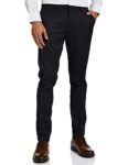 Amazon Brand-Symbol Men’S Stretchable Low Rise Formal Pants|Trousers (Slim Fit) (Dark Navy_32)