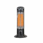 Singer 1200 Watt Maxiwarm Carbon Room Heater With Two Carbon Heating Tubes| Tip Over Protection| Silent Operation| Anti Rust Protection| 1 Year Manufacturer Warranty (Black)