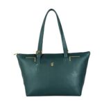 Baggit Women Green Tote Handbag Medium Size | Ladies Stylish Casual Purse Bag