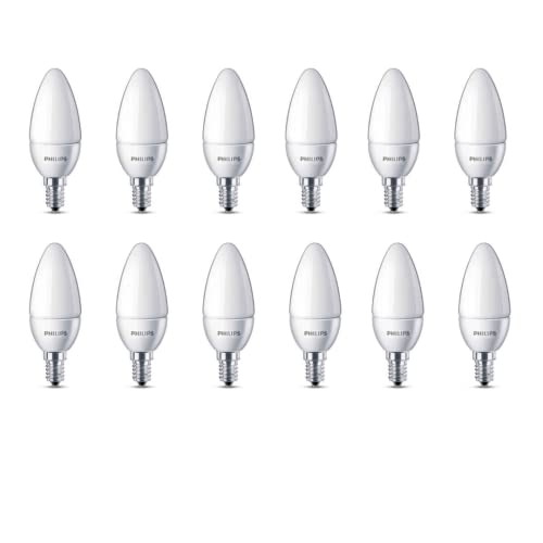 Philips 4 Watt 400-Lumen Led Frosted Candle E27 Base (Cool White, Pack Of 6) – Decorative, Ambience For Chandeliers, Wall Lights, Desk Lamps, Floor Lamps