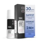 Thriveco Stretch Marks Expert Serum Cream | Clinically Proven Treatment For New (Red) & Old (White) Stretch Marks & Scars Removal | Infused With Collarev®, Striover™, Rosehip Oil & Squalane | For Women & Men | 30Ml