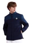 The Indian Garage Co Polyester Men’S Jacket (1222-Jkt83-1_Airforce Blue_L), Standard Length