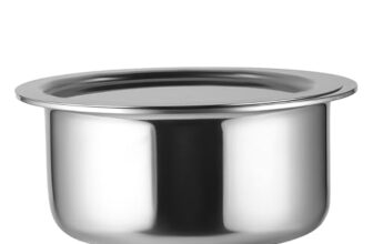 Cello Tri-Ply 14 Cm Stainless Steel Cookware Tope With Lid 1 Ltr | Tri-Ply Bottom Tope With Ss Lid | Induction And Gas Stove Friendly | Dishwasher Safe | Silver