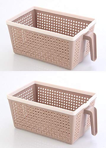 Nayasa Frill Fruit Basket For Dining Table & Fridge | Multipurpose Basket For Storage | Storage And Organisers | Ideal For Kitchen, Fridge & Dining Table | 6 Litre | Set Of 2 – Multicolor