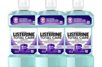 Listerine Total Care Sensitive Soothing Taste 250Ml (Pack Of 3)