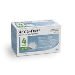 Accu Fine Insulin Pen Needles Â– Pack Of 100 (32G) * 4Mm