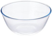 Amazon Brand – Solimo Borosilicate Glass Mix Bowl (3600 Ml) | Transparent