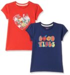 Amazon Brand – Symbol Girls’S Regular Fit T-Shirt Aw22Smgkteepo2-01_Multi 6_2-3 Years