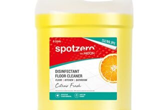 Spotzero By Milton Disinfectant Floor Cleaner, 5 Litres, Citrus | Surface Cleaner | Stain Removal