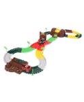 Max Trax Jungle Safari Track Set With Motorised Car, Multi Color (240 Pieces)