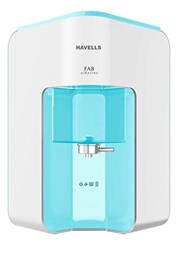 Havells Siphon Alkaline Water Purifier | Ro+Uv+Alkaline | Free Unlimited Service Visits For 5 Yrs | 9-Stages | 6.5L Tank | Free Tds Meter | Useful For Borewell, Tanker, Municipal Water Upto 2000 Tds