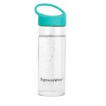Signoraware Coral Borosilicate Glass Bottle | Airtight & Leakproof | Heat Resistant | Elegant Coral-Tinted Design | Ideal For Water, Juice & Detox Drinks | Home, Office & Outdoor Use (1Ltr | Clear)