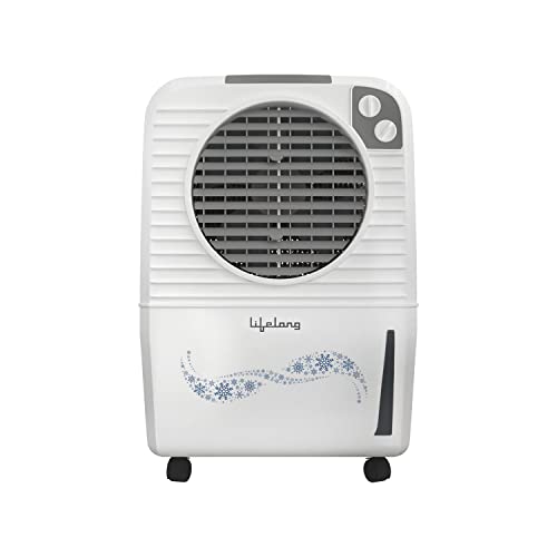 Lifelong 40 Litre Air Cooler For Home With Honeycomb Pads & Portable – Room Cooler With Ice Chamber For Cooling & Water Level Indicator – Powerful Air Throw (Lllac36, 1 Year Manufacturer’S Warranty)