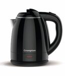 Crompton Activhot Electric Kettle | 1.2 Litres | Cool Touch | Black