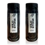 Wild Stone Night Rider Long Lasting Deodorant For Men, Pack Of 2 (150Ml Each)