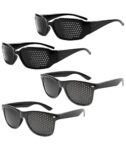 4Pcs Pinhole Glasses, Eye Glasses, Auto Adjust Power For Eye Exercise Equipment For Better Eyesight