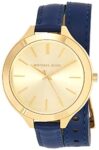 Michael Kors Silicone Analog Black Dial Blue Strap Men’S Watch-Mk8325