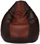 Sattva Classic Bean Bag Cover (Without Beans) Xxl Size – Brown Tan