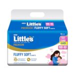 Little’S Premium New Born Baby Diaper Pants Style (Nb) | Upto 5 Kg | 40 Count – Pack Of 1 | Fluffysoft Baby Diapers With Leakage Guard, Wetness Indicator & 12 Hours Absorption