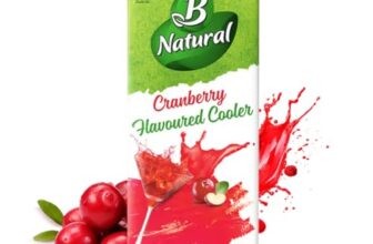 B Natural Cranberry Flavoured Cooler, 1L