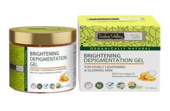 Indus Valley Depigmentation Gel With Cow’S Milk Yogurt & Honey Organic & Natural For All Skin Types Brightens & Evens Skin Tone (100Ml)