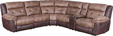 Hometown Eclairs Solid Wood Lounger With Recliner In Brown Color