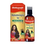 Baidyanath Ayurved Mahabhringraj Pure Ayurvedic Hair Oil (100 Ml), Provides Complete Hair Nourishment- No Added Chemicals And Fragrance