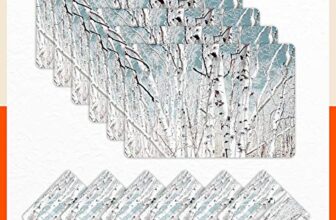 Bathla Table Mats – Set Of 6-45Cm X 30Cm Pvc Table Placemats & Coasters For Home Dining Table | Multipurpose, Heat-Resistant, Waterproof & Washable | Matworks (Oshi)