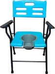 Life Line Commode Chair(Blue)